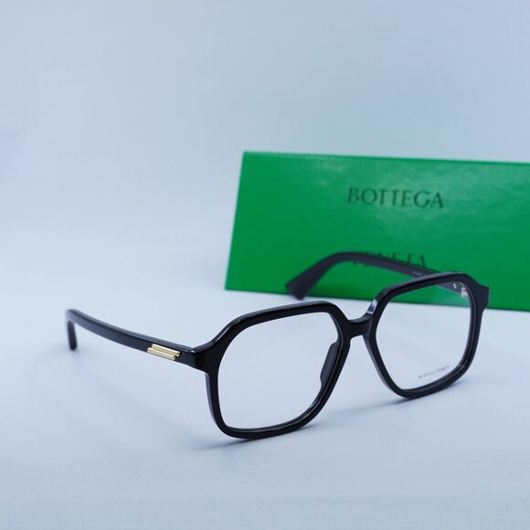 Final Price! Bottega Veneta BV1329O 001 Shiny Black Eyeglasses - Picture 8 of 9